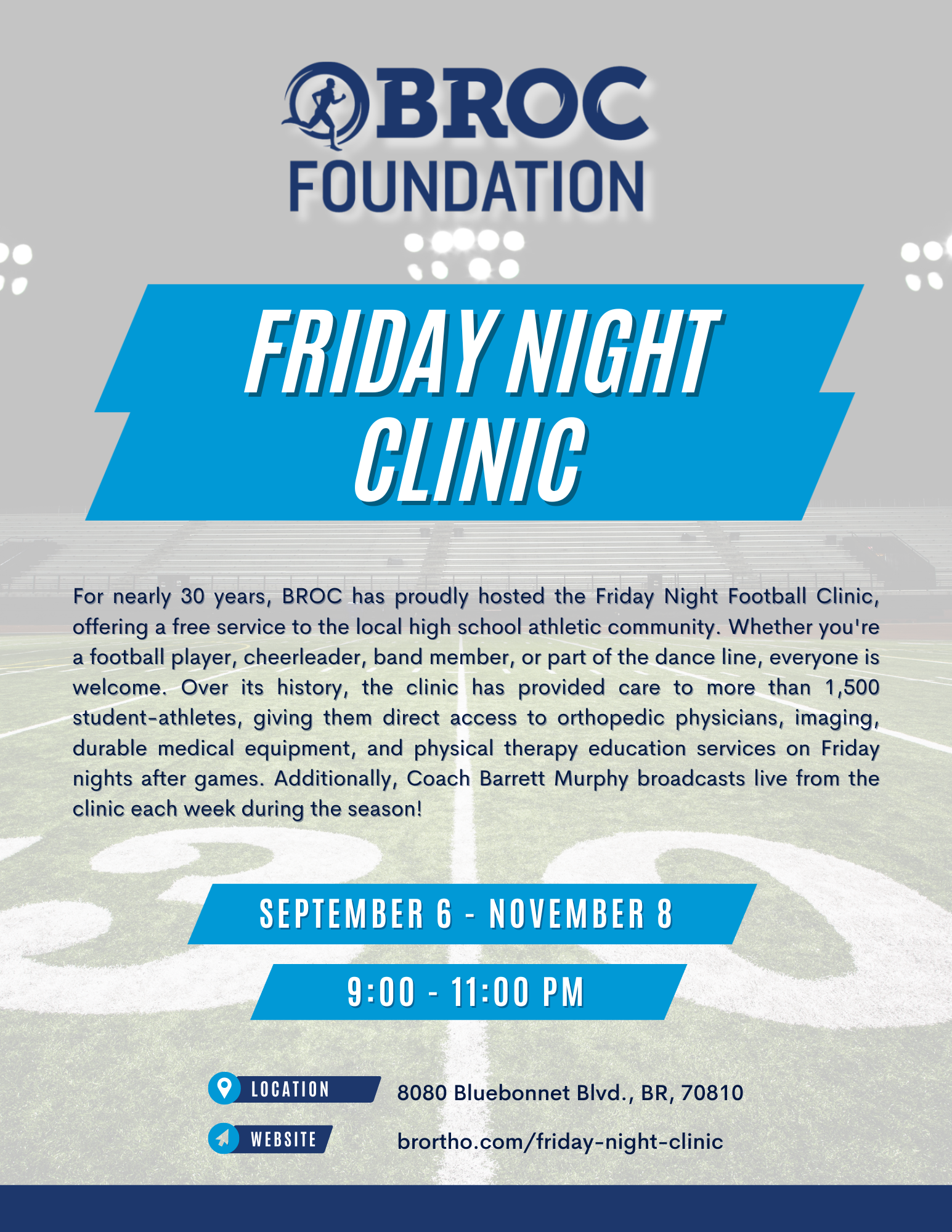 Friday Night Clinic